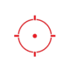Holosun Military Grade Micro 1x22mm, 2 MOA Dot/65 MOA Circle, Black, Small, HS515GM