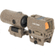 Holosun OPMOD AEMS Red Dot &amp; HM3XT Magnifier Combo, Green MRS, Flat Dark Earth, AEMS 221311&amp;HM3XT-FDE