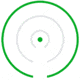 Holosun Ronin 507COMP 1x1.1 Reflex Green Dot Sight, Competition Reticle, Black, RONIN-HE507COMP-GR
