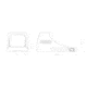 Holosun SCS MOS Solar Charging Sight, 2 MOA Dot/32 MOA Circle Green Multi Reticle, Black, SCS-M-GR