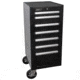 Homak 18in H2Pro Series-7 Drawer Side Cabinet, Black, Large BK08018070