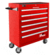Homak 36in H2Pro Series-6 Drawer Roller Cabinet, Red, Large RD04036061