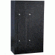 Homak 8 Gun Cabinet Double Door - Black