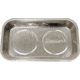 Homak 9in Rectangular Stainless Steel Magnetic Tray HA01009000