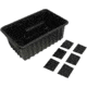 Homak Plastic Organizer Tray w/ 6 Dividers HA0016116