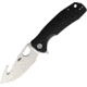 Honey Badger Knives Large Hook Linerlock Black Folding Knife, HB1251