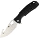 Honey Badger Knives Large Hook Linerlock Black Folding Knife, HB1251