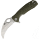 Honey Badger Knives Medium Claw Linerlock Grn Knife, HB1123