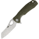 Honey Badger Knives Warncleaver Linerlock Folding Knife, 3.13 satin finish 8Cr13MoV stainless blade, Green textured GRN handle, HB1040