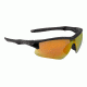 Howard Leight Acadia Safety Eyewear with Hardcoat lens coating, Black Frame, Red Mirror Lens, One size fits most R-02219