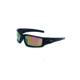 Howard Leight Hypershock Safety Eyewear with Hardcoat lens coating, Black Frame, Red Mirror Lens, One size fits most R-02224