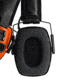 Howard Leight Impact Sport Bolt Electronic Earmuff, Orange, One size fits most, R-02231