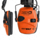 Howard Leight Impact Sport Bolt Electronic Earmuff, Orange, One size fits most, R-02231