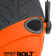 Howard Leight Impact Sport Bolt Electronic Earmuff, Orange, One size fits most, R-02231