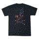 HOWITZER Skull Flag S/S Tee - Mens, Dk.Navy, Large, CV6610-DKNV-L