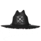 HOWITZER Tribute Straw Hat - Mens, Black, One Size, CV7308-BK-OS