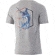 HUK Performance Fishing Angry Marlin Tee - Men's, Heather Grey, M, H1000329-033-M