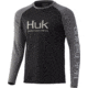 HUK Performance Fishing Double Header Long Sleeve - Men's, Black, Extra Large, H1200341-001-XL