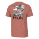HUK Performance Fishing Fletch N Bones Tee - Mens, Sunburn, 3XL, H1000490-216-XXXL