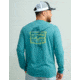 HUK Performance Fishing Graphic Long Sleeve Tee - Mens, Storm Blue, Extra Large, H1000533-394-XL