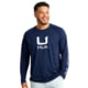 HUK Performance Fishing Icon Performance Crew Long Sleeve Shirt - Men's, Naval Academy, Extra Large, ATH1200573413XL