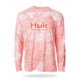 HUK Performance Fishing Pursuit Long Sleeve Crew - Men's, Coral Reef, Extra Large, H1200610-818-XL