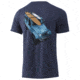 HUK Performance Fishing KC Options Tee - Men's, Sargasso Sea Heather, Medium, H1000313-416-M