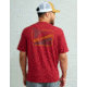 HUK Performance Fishing Spot Badge Tee - Mens, Scarlet Blaze, Extra Large, H1000529-621-XL