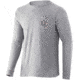 HUK Performance Fishing United L/S Pocket Tee - Mens, Heather Grey, Medium, H1000351-033-M