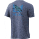 HUK Performance Fishing VC Jitterbug Tee - Men's, Sargasso Sea Heather, XXL, H1000347-416-XXL