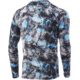 HUK Performance Fishing Vented Mossy Oak Fracture Pursuit L/S Shirt - Men's, Mossy Oak Lightning, L, H1200399-991-L