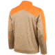 Huntworth Bizmark Mid Weight Hunting 1/2 Zip Uplands Pullover - Mens, Khaki/Blaze, Medium, E-917-31KH/BZ-M