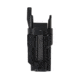 Hush Holsters SureFire X300 Nylon Mid Ride OWB Belt Holster, Right Hand, Black, X300-RH-RF-MR-00