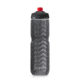 HydraPak Polar Surge Bolt 24oz Bottle, Charcoal/Silver, 24oz/700ml, INB24OZ05