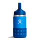 Hydro Flask 12 oz Wide Straw Lid &amp; Boot - Kids, Lake, W12BSWBB445