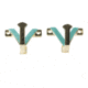 Hyskore Wall Hook Set, Brass Finish 1006922