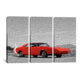 iCanvas 1969 Dodge Charger Daytona Color Pop by Canvas Print, Multi, 60x40x0.75, 3P ICA1196-3PC3-60x40