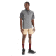 Icebreaker Hike Short Sleeve Top - Mens, Monsoon/Gritstone Heather/Cb, Extra Small, IB0A56OK789XS