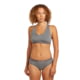 Icebreaker Merino Blend 125 Cool-Lite Sprite Racerback Bra - Women's, Gritstone Heather, Small, IB0A5724013S