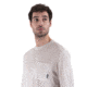 Icebreaker Merino 150 Tech Lite III LS Relaxed Pocket Tee - Mens, Ecru Heather, Extra Large, IB0A56WG116XL