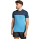 Icebreaker Merino Blend 125 Cool-Lite Sphere SS T-Shirt Colour Block - Men's, Arctic/Abyss/CB, Small, IB0A56X30GES