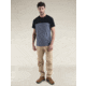 Icebreaker Merino Blend 125 Cool-Lite Sphere SS T-Shirt Colour Block - Men's, Graphite Heather/Black/CB, Medium, IB0A56X3C91M