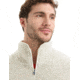 Icebreaker RealFleece Merino High Pile Vest - Mens, Ecru Heather/Snow, Extra Large, IB0A56NZ227XL