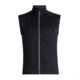 Icebreaker Tech Trainer Hybrid Vest, Black/Jet Hthr, 2XL, 104296-001-XXL