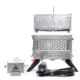 Ignik FireCan Deluxe Stainless w/Grill, Silver &amp; Orange, IGPRO-00322
