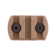 IMI Defense 3 Notch M-Lok Polymer Rail Section, FDE, IMI-PMK03FDE