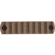 IMI Defense 9 Notch M-LOK Rail Section, Polymer, FDE, 14493