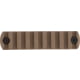 IMI Defense 9 Notch M-LOK Rail Section, Polymer, FDE, 14493