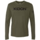 IMI Defense Kidon Long Sleeve Crew Tee, Olive Drab Green, 2XL, IMI-LONGS01-1-OD GREEN-XXL