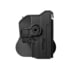 IMI Defense Polymer OWB Paddle Holster, SIG Sauer P250 Compact, SIG Sauer P320 Carry, SIG Sauer P320 Compact, Black, Right, IMI-Z1060CBLACK